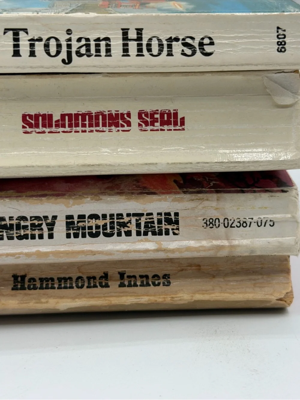 Lot of 4 Hammond Innes Various Paperback Books - Trojan Horse/Angry/Strode/Seal